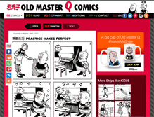 Tablet Screenshot of oldmasterq.com
